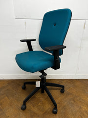 Connection Seating "MY" Teal Cloth Operator Chair