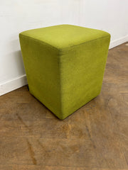 Hitch Mylius  HM51A1 High Cube Green Cloth Square Stool Reception/Breakout Seating