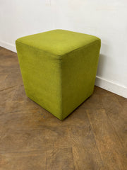 Hitch Mylius  HM51A1 High Cube Green Cloth Square Stool Reception/Breakout Seating