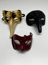 A Trio of Traditional Venetian Carnival/Masquerade Masks