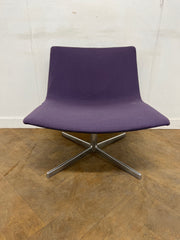 Used Arper Catifa 80 Chair in Purple Cloth