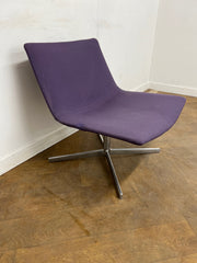 Used Arper Catifa 80 Chair in Purple Cloth
