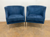 Kinnarps Arriba Blue Cloth Tub Chairs (Pair of)