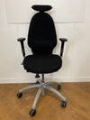Used RH Extend 220 High Back with Headrest and Arms in Black Cloth