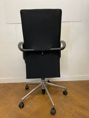 Vitra AC1 Re-Upholstered in Black cloth