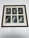 A Framed Collection of Vintage French Erotic Postcards (Early 20th Century)