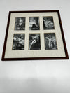 A Framed Collection of Vintage French Erotic Postcards (Early 20th Century)