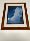 "Massif du Mont Blanc" Framed Snowboard Poster
