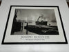 A Framed Black and White Print of "The Thames of Deptford" by Joseph McKenzie 1950