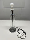 Modern Late 1900's Single Glass Table Lamp (No Shade)