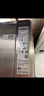 A Commercial Stainless Steel Rational Double Oven Model: SCCWE