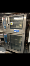 A Commercial Stainless Steel Rational Double Oven Model: SCCWE