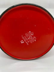 A Vintage Retro Red Enamel Yugoslavian Coffee Pot