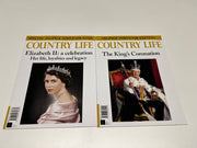 Country Life Magazines "Queen Elizabeth II" A Celebration Special Souvenir Issue & "The Kings Coronation"