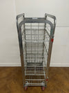 Used Stainless Steel Mobile Warehouse/Tote/Milk Trolley with Brakes