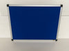 Used Blue Cloth Aluminium Framed Noticeboard/Pinboard