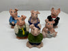 A Full Set of Natwest Piggy Money Banks 1980's