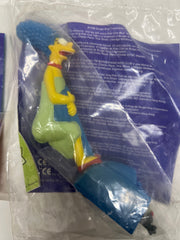 A Set of 4 The Simpsons Plastic Toys from Burger King Kids Club 1998 (NEW)