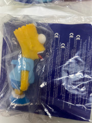 A Set of 4 The Simpsons Plastic Toys from Burger King Kids Club 1998 (NEW)