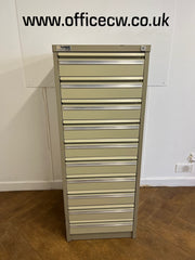 Used Twinlock Multi-Stor 10 Drawer Index Cabinet