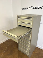 Used Twinlock Multi-Stor 10 Drawer Index Cabinet