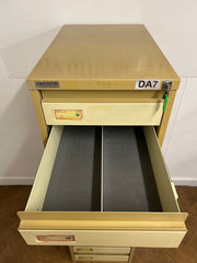 Used Microstor Steel 10 Drawer Index Cabinet.