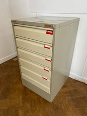 Used Sealine Steel 6 Drawer Index Cabinet