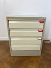 Used Sealine Steel 4 Drawer Index Cabinet.