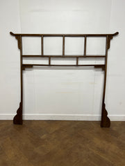 Oriental Style Wooden Single Bed Headboard/Surround