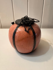 Antique Pink Porcelain Opium Pipe Late 19th Century