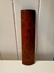 Antique Chinese Carved Bamboo Wrist Rest/ Armrest/Bige