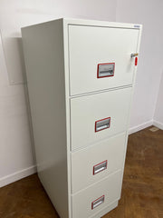 Used Phoenix 2244 4 Drawer Fireproof Filing Cabinet.