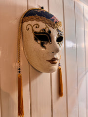 Vintage Venetian Handcrafted  Carnival/Masquerade Ball Mask