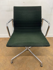 Vintage ICF EA108 Hopsak in Green with Chrome Swivel Frame.