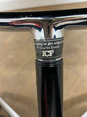 Vintage ICF EA108 Hopsak in Green with Chrome Swivel Frame.