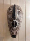 Hand-Carved Songye Kifwebe Mask from the Democratic Republic of the Congo
