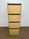 Beech 4 Drawer Filing Cabinet