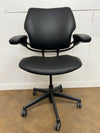 Used Humanscale Freedom Black Leather Task Chairs with Arms