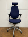 Used RH LOGIC 400 XL Orthopaedic Blue Cloth Chair with Headrest