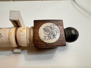 Antique Collectible Decorative Asian Bone Opium Pipe.