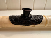 Antique Collectible Decorative Asian Bone Opium Pipe.