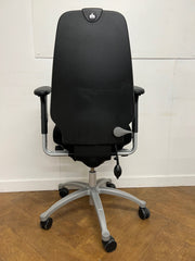 Used RH LOGIC 400 Orthopaedic Black Cloth Chair.