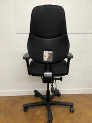 Used Orangebox FLO HBA (High Back) Black Cloth Orthopaedic Chair