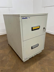 Chubb Fire Resistant 2 Drawer Filing Cabinet