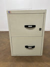 Chubb Fire Resistant 2 Drawer Filing Cabinet. (Badged up as Secureline)