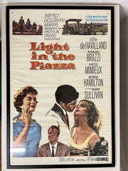 ORIGINAL VINTAGE MOVIE POSTER "LIGHT IN THE PIAZZA" 1961 (FRAMED) FROMN THE H CLUB LONDON