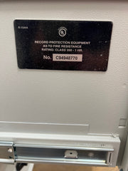 As New Chubb Fire Resistant 2 Drawer Filing Cabinet.