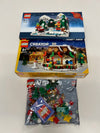 LEGO CHRISTMAS BUNDLE "WINTER ELVES SCENE 40564" "CHRISTMAS WINTER MARKET STALL 40602" CHRISTMAS FUN VIP POLYBAG 40609" GWP'S