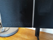 Vintage Retro Bang & Olufsen Beovox Red Line 6000 Speakers Model 6522 with Original B&O Stands