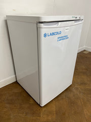 Used Labcold White Sparkfree Under Counter Laboratory Freezer Model: RLVF04202A